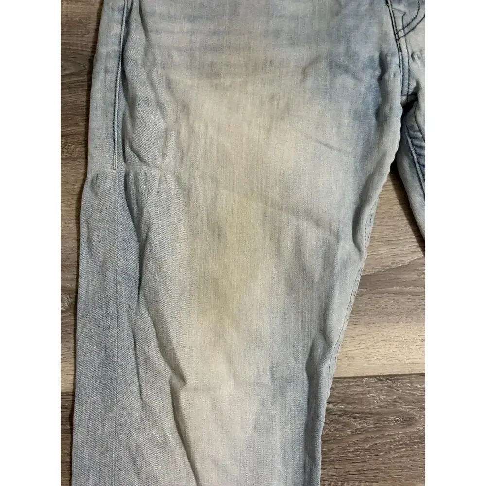 True Religion Light Wash Geno Relaxed Slim Jeans Retro Y2K Skater - Men’s 40x30